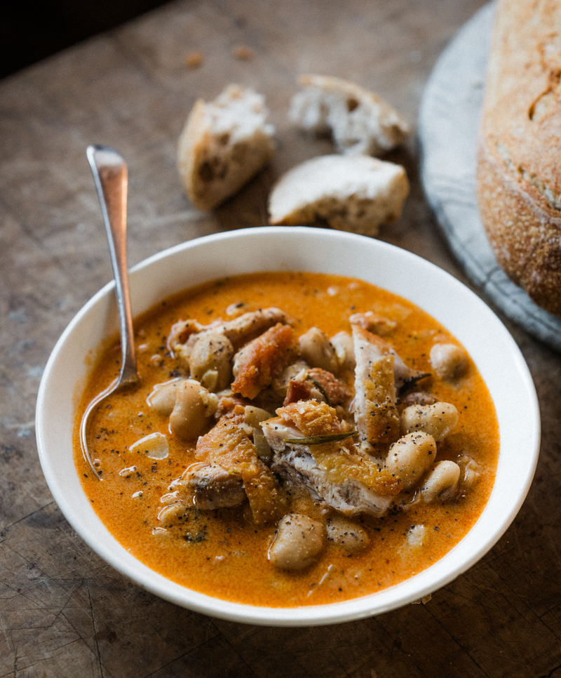 Chicken, Chorizo & Butter Bean Soup