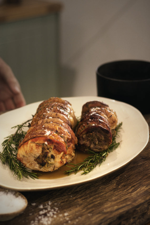 Sage & Onion Stuffed Free Range Bronze Turkey Ballotine