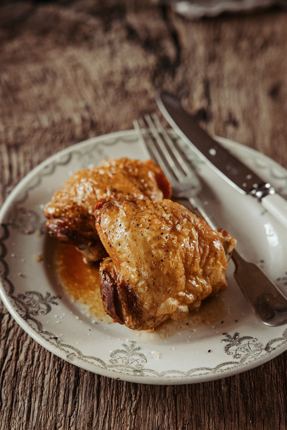 Slow Grown Chicken Thighs