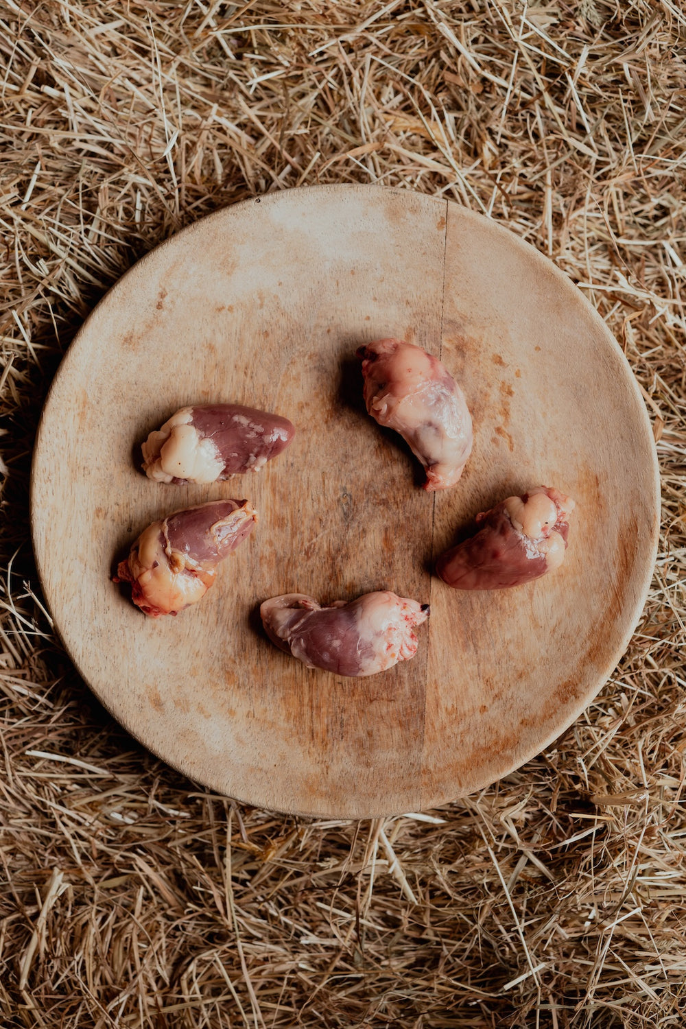 Slow Grown Chicken Hearts