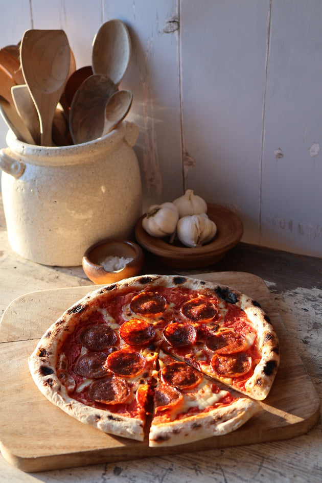 Bertha's Pizza, Meat & Heat Sourdough Pizza