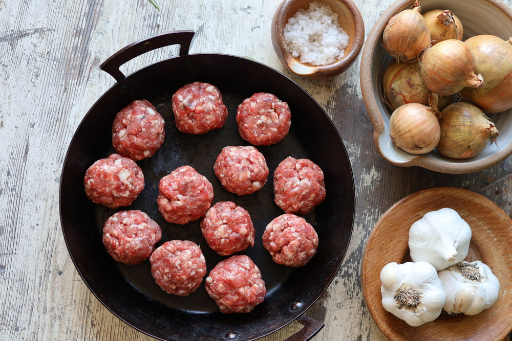 Grass Fed Handmade, Beef & Pork Meatballs