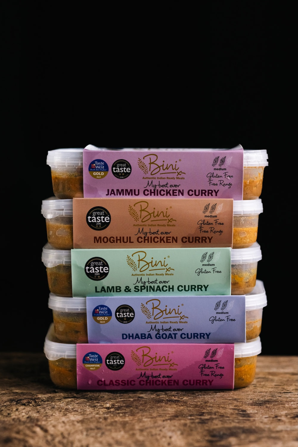 Bini, Curries